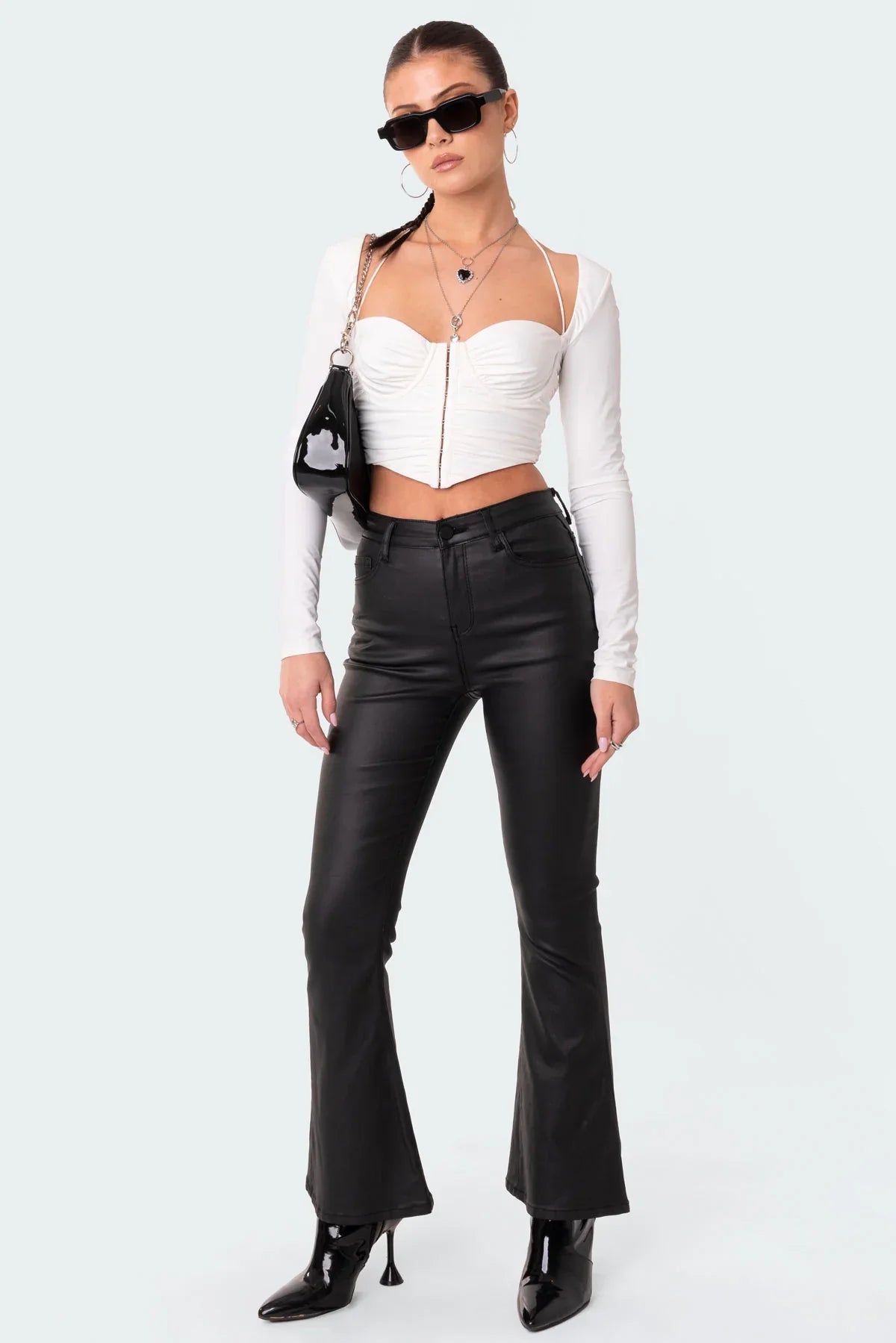 The Olivia - Vegan Leather Pants