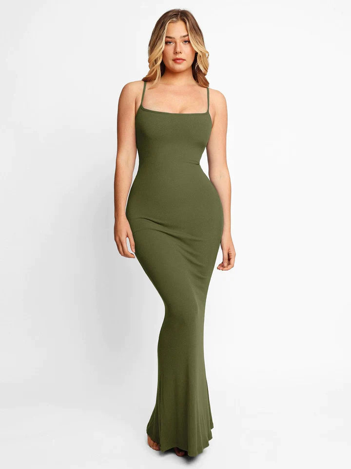 Kimberly Dress | Shaping Lounge Slip Long Dress