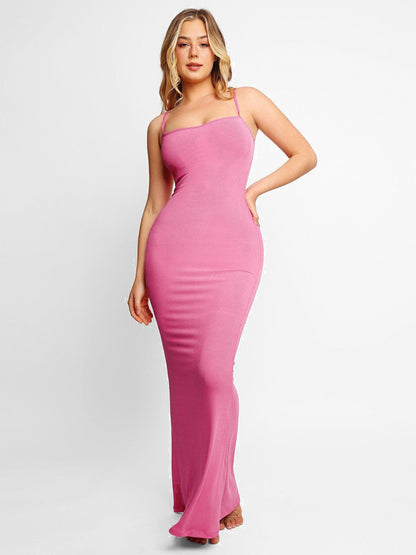 Kimberly Dress | Shaping Lounge Slip Long Dress