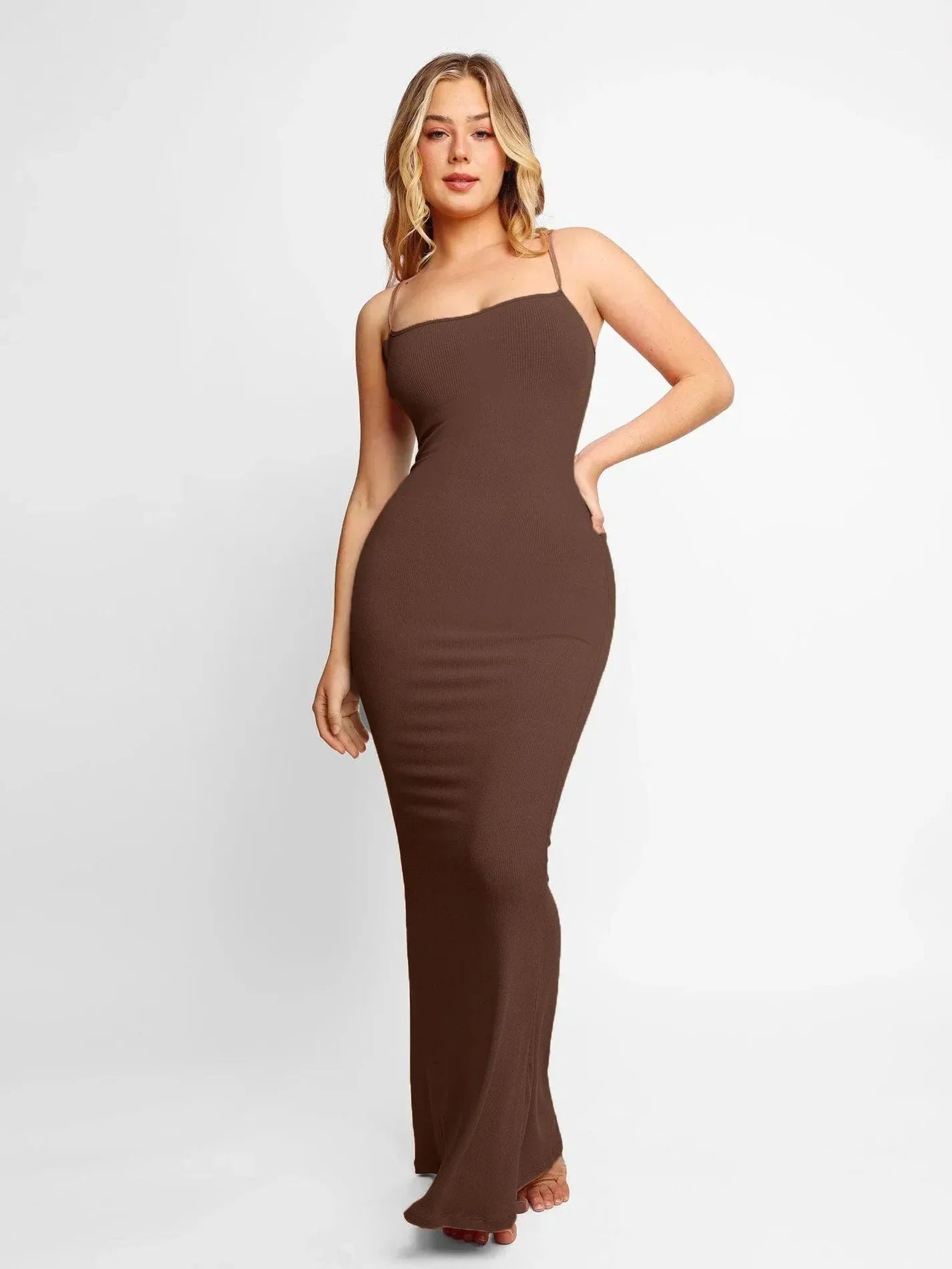 Kimberly Dress | Shaping Lounge Slip Long Dress